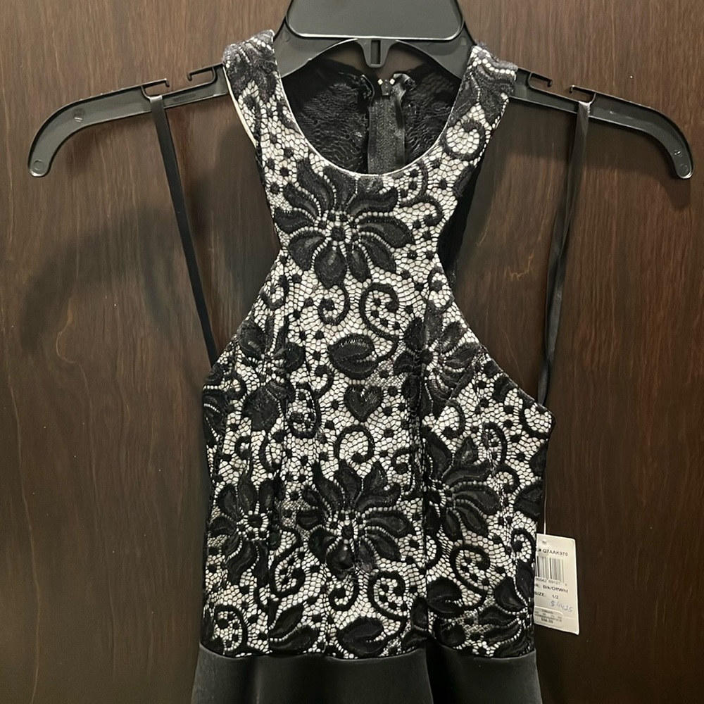 Black & White Skater Dress
